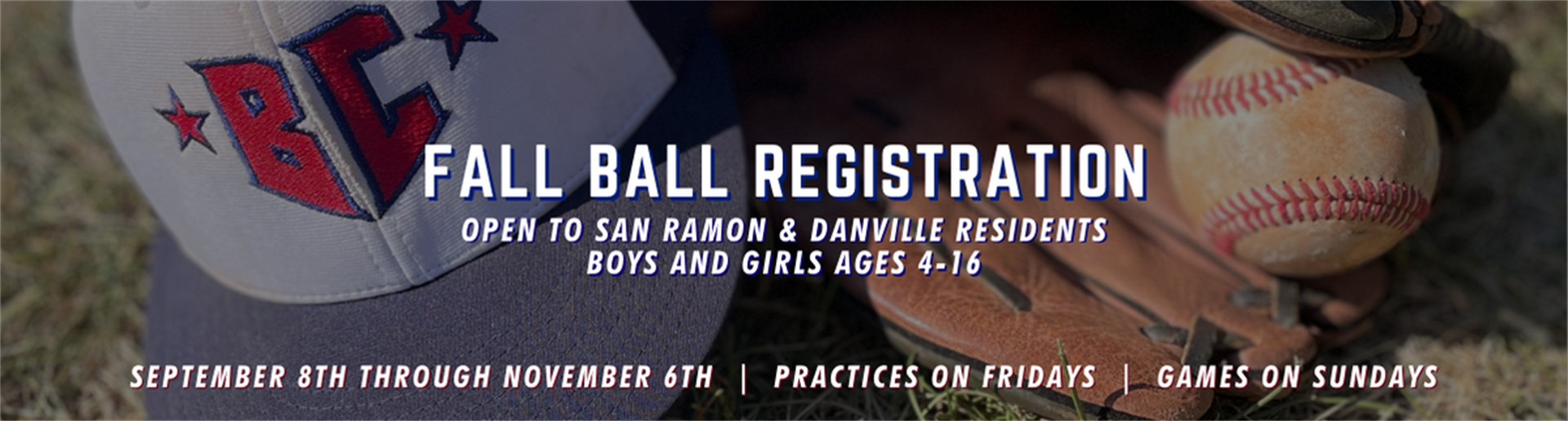 Fall Ball Registration is OPEN!